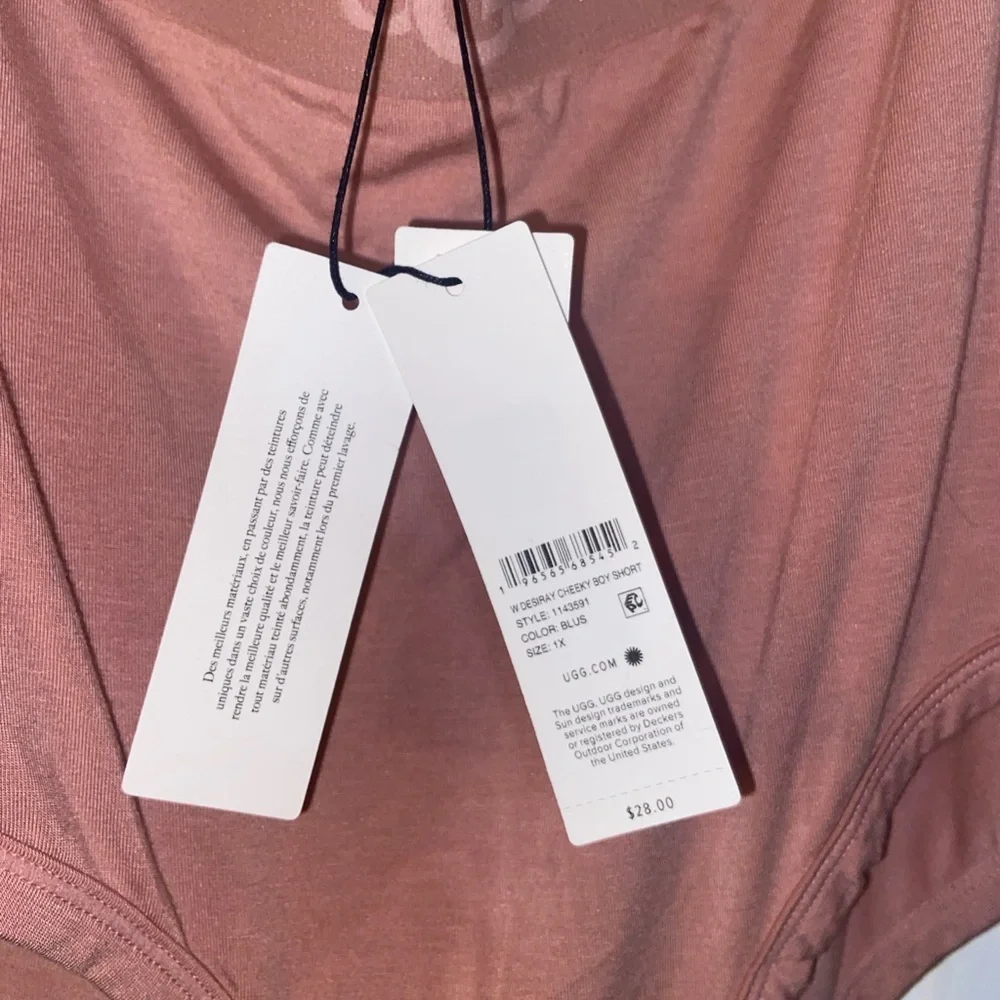UGG High-Waist Briefs cheeky boy short in Dusty Rose Mauve